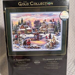 A Treasured Time Cross Stitch Kit - Multicolor